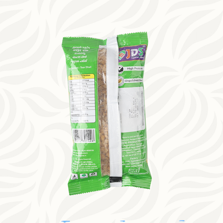 JDS Toor Dhall 250gm - Image 3