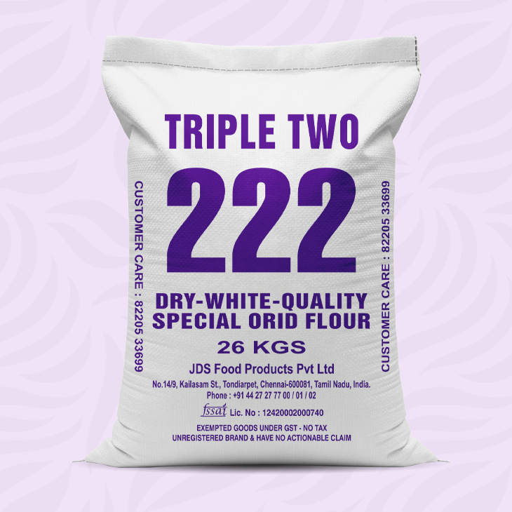 JDS 222 Orid Dhall Flour / Urad Flour (DRY WHITE QUALITY) 26kg