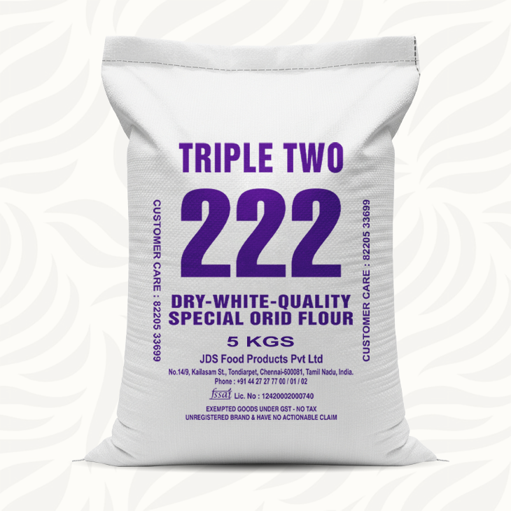 JDS 222 ORID DHALL FLOUR / Urad Flour / Urid Flour / Black-gram Flour (DRY WHITE QUALITY) 5kg