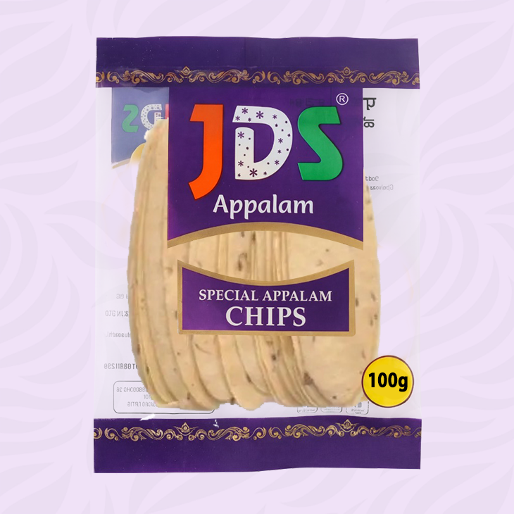 JDS Special Appalam Chips 100g (5 No's)