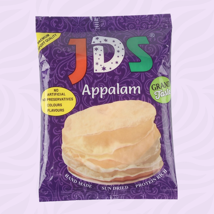 JDS Grand Tasty Premium Appalam 100g (BUY 2 GET 1 FREE)